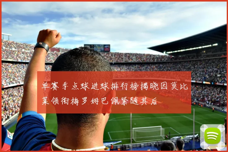 单赛季点球进球排行榜揭晓因莫比莱领衔梅罗姆巴佩紧随其后
